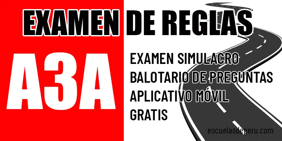 Examen de Reglas A3A