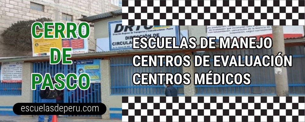 Escuelas de manejo en Pasco